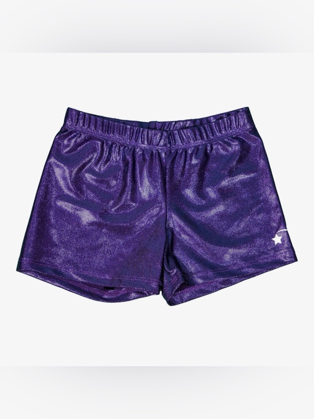 NWOT Destira Mystique Gymnastics Shorts in Purple Sz 6